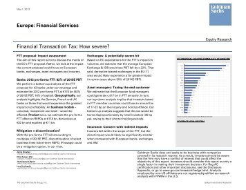 Financial Transaction Tax: How severe? - Steuer gegen Armut