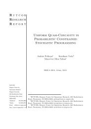 Uniform Quasi-Concavity in Probabilistic Constrained ... - Rutcor