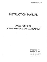 MKS PDR C 1B Baratron Power Supply and Display manual