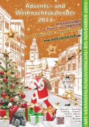 Advents- und Weihnachtskalender 2014