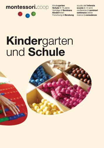 Broschüre Kindergarten und Schule
