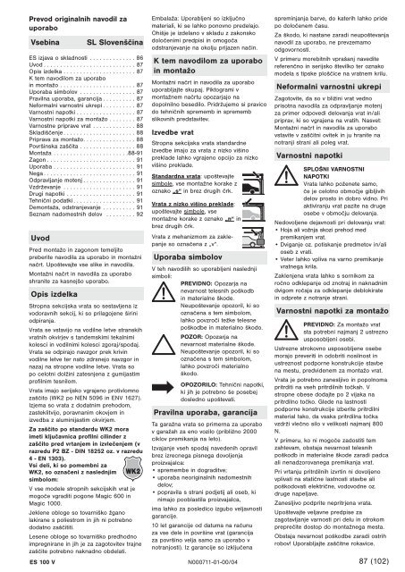 ES 100 V - Normstahl