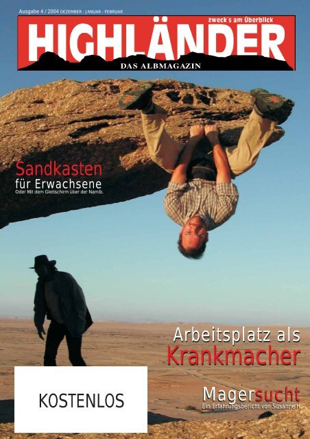 Krankmacher Krankmacher - Highländer Albmagazin