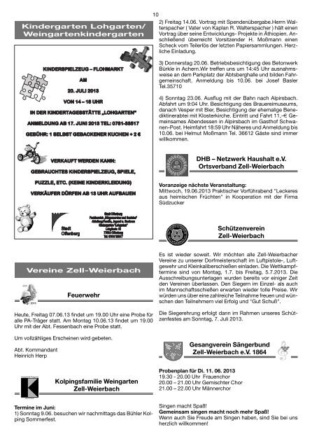 Mitteilungsblatt kw 23-2013.pdf - Zell-Weierbach