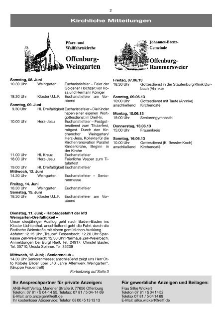 Mitteilungsblatt kw 23-2013.pdf - Zell-Weierbach