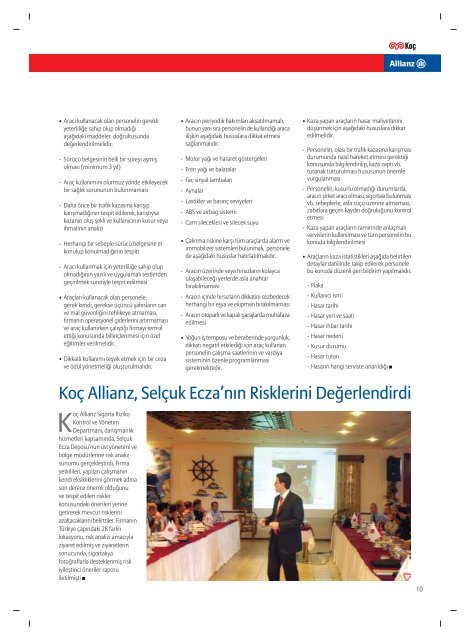 End Risk Dergisi, SayÄ± 7 - Allianz Emeklilik