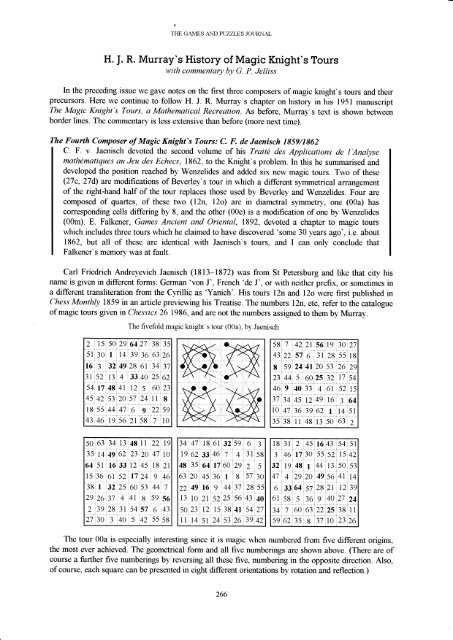 The Games and Puzzles Journal, #15 - Mayhematics