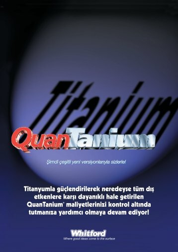 QuanTanium - reinforced with titanium to stand up to almost ...