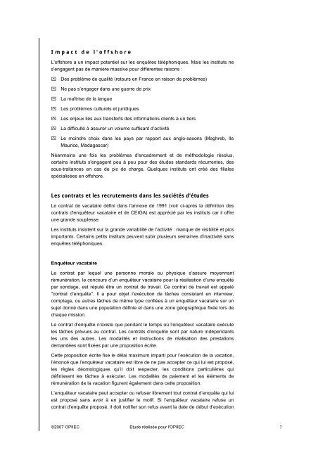 Synthese etude - Syntec ingenierie