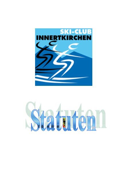 Statuten - Skiclub Innertkirchen