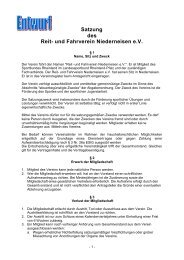 Satzungsentwurf (PDF) - Reit-und Fahrverein Niederneisen
