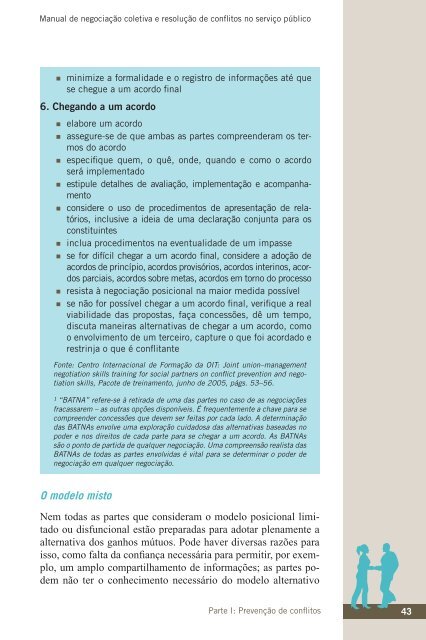 Manual de negociacao coletiva - International Labour Organization