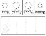 Inner Planets Foldable - Earth Science with Mrs. Wilson