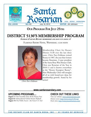 bulletin-7-18-12 - Rotary Club of Santa Rosa