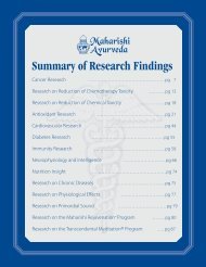 Summary of Research Findings