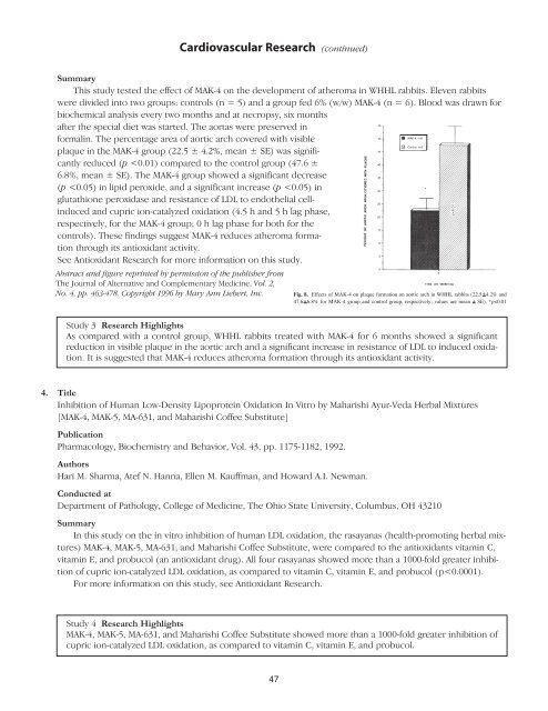 Summary of Research Findings