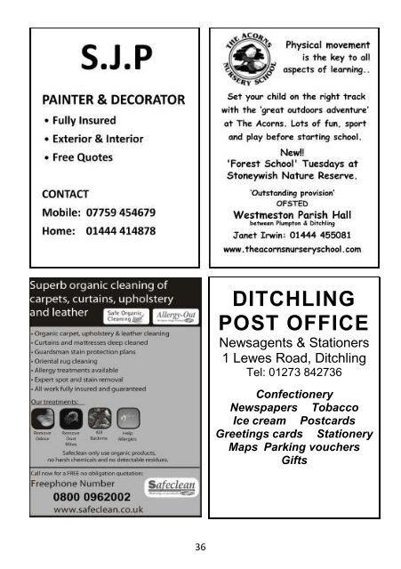 The Beacon December 2011 - Beacon Parish of Ditchling, Streat ...