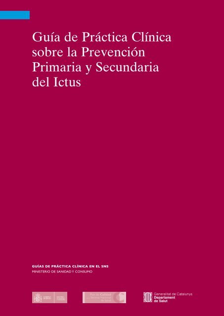 GPC sobre PrevenciÃ³n del Ictus - GuÃ­aSalud