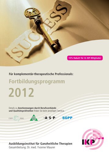 können Sie das Fortbildungs-Programm 2012 ... - IKP Institut