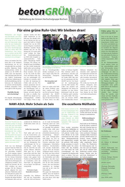 zeitung2013 -1 - GrÃ¼ne Hochschulgruppe Bochum