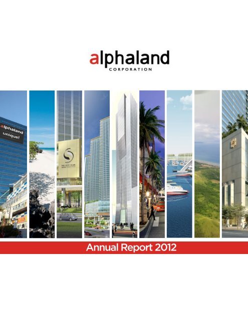 Annual Report 2012 - Alphaland Corporate