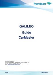 Galileo Guide CarMaster 09 - index