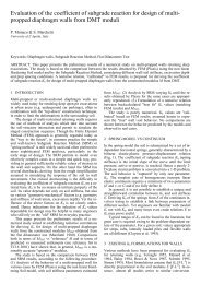 Evaluation of the coefficient of subgrade reaction for ... - Marchetti DMT