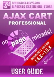 Ajax Cart Professional - BelVG Magento Extensions Store