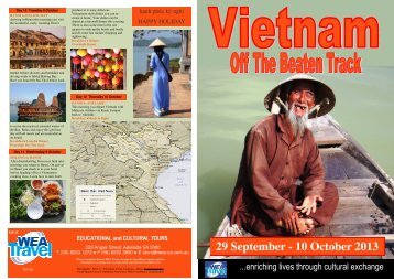 2012 Vietnam brochure - WEA