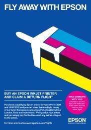 FLY AWAY WITH EPSON - The Science of Supplies