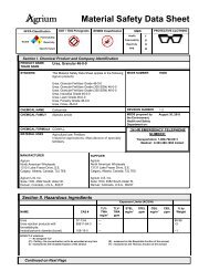 MSDS - Agrium