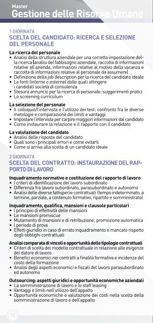 Master - Centro Studi Lavoro e Previdenza