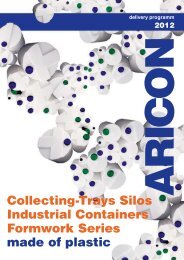 Collecting-Trays Silos Industrial Containers Formwork ... - Aricon