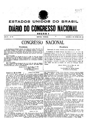 DIÃRIO DO CONGRESSO NACIONAL - CÃ¢mara dos Deputados