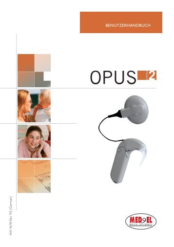 Opus 2 Benutzerhandbuch - HNO-Klinik