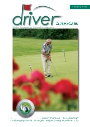 CLUBMAGAZIN - beim Golfclub - Bad Rappenau eV