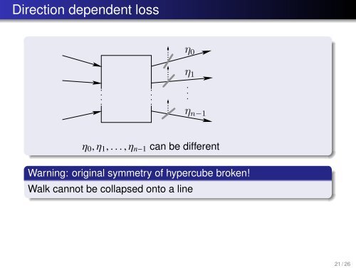 A quantum walk based search algorithm, and its optical realisation