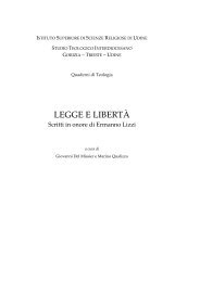 Legge e libertÃ . Scritti in onore di Ermanno Lizzi. - Issrudine.it