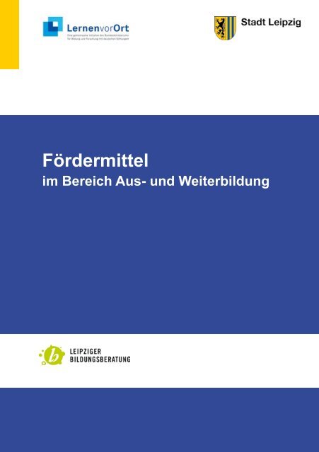 Fördermittel im Bereich Aus- und Weiterbildung