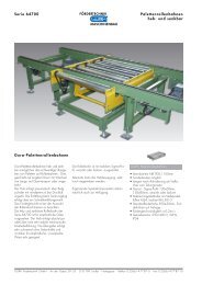 Serie 64700 Palettenrollenbahnen heb- und senkbar Gura ...