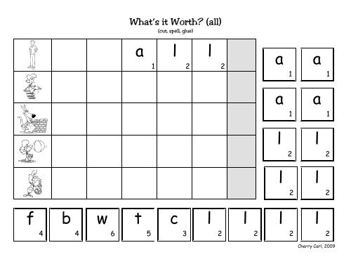 all Word Family List