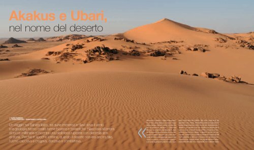 Akakus e Ubari nel nome del deserto - Torino Magazine