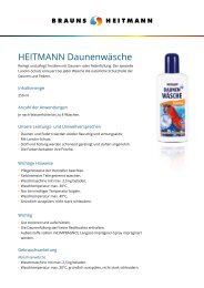 HEITMANN DaunenwÃƒÂ¤sche - Brauns-Heitmann