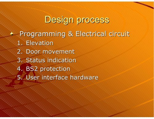 Simple Logic Elevator - Mechatronics