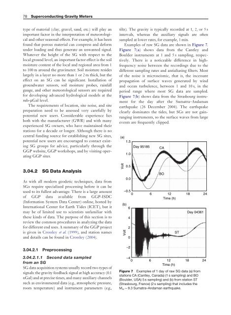 3.04 Gravimetric Methods – Superconducting Gravity Meters
