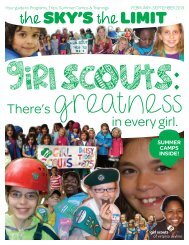 the SKY'S the LIMIT - Girl Scouts of Virginia Skyline Council