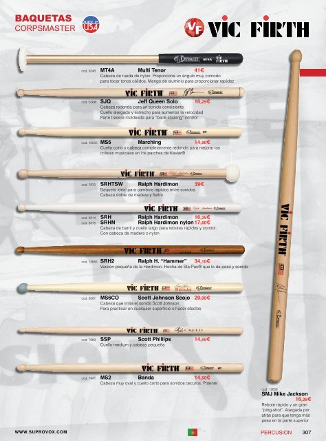 De un trastero al resto del mundo. Everett Vic Firth ... - SuproVox