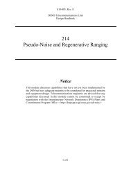 Pseudo-Noise and Regenerative Ranging - Deep Space Network ...