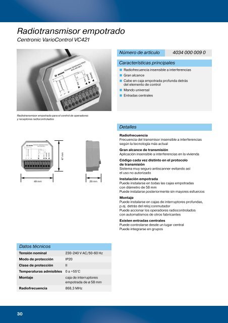 Centronic - Becker-Automatismos