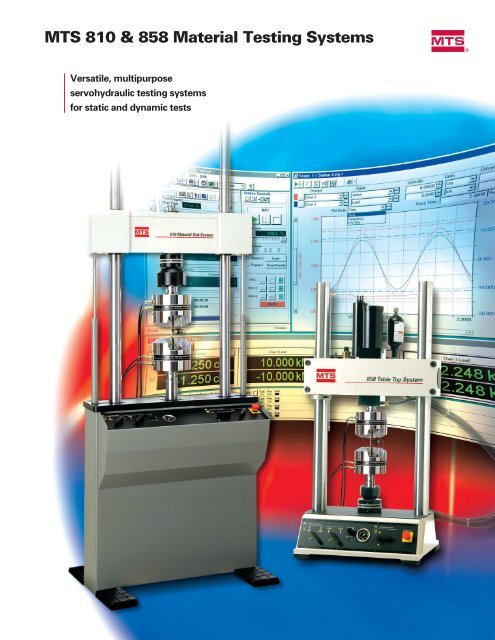 MTS 810 & 858 Material Testing Systems - UPC